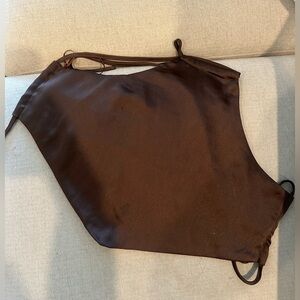 Garage Brown Backless top